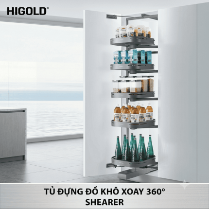 TỦ ĐỰNG ĐỒ KHÔ XOAY 360◦ SHEARER