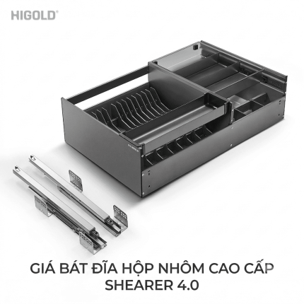GIÁ BÁT ĐĨA HỘP NHÔM CAO CẤP SHEARER 4.0